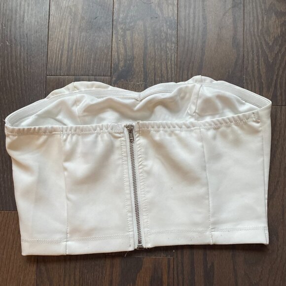 White Corset Top - Picture 2 of 2